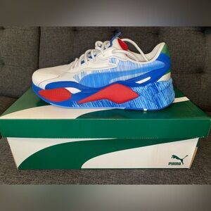 Puma Rs-x3 Render Men’s Red White & Blue Sneakers Size 11.5
